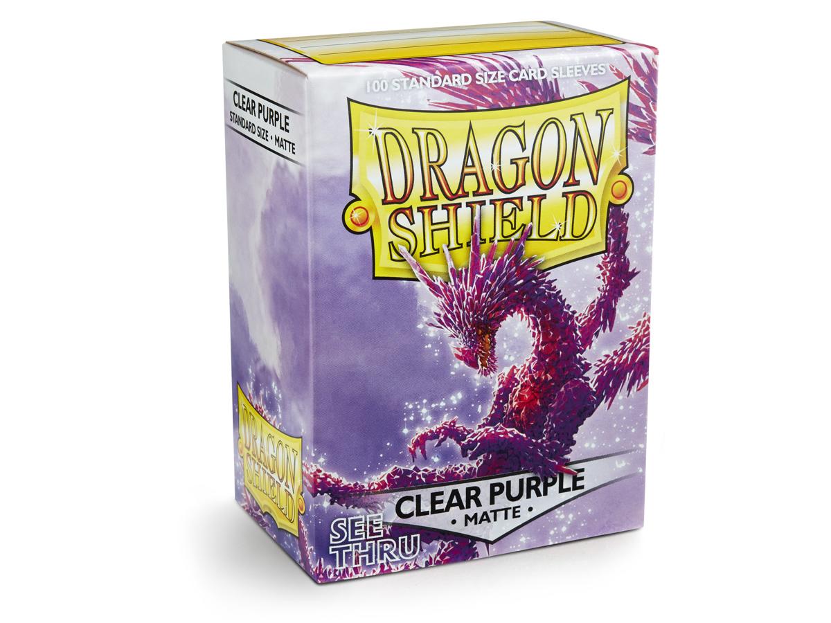 DS: MATTE Sleeves (100) - Clear Purple (See Thru) - Asmodee Chile