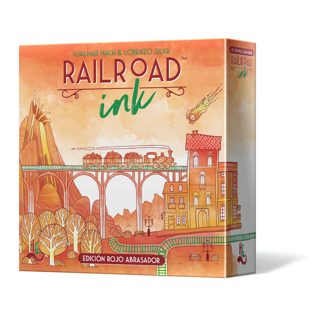 ASMODEE Railroad Ink: Edizione Blu Profondo – Spagnolo Colore (hgrri01es