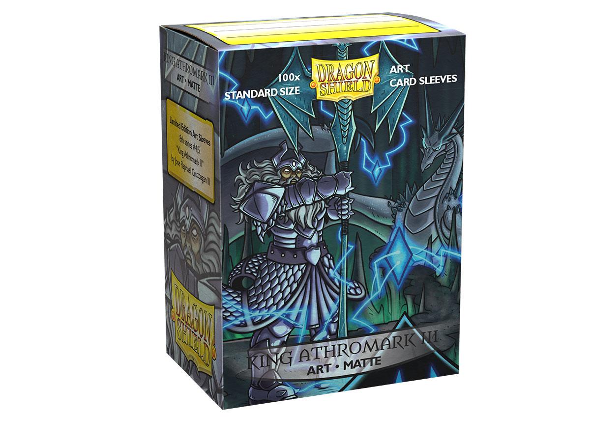 Magic The Gathering Commander Dragon Shield - Fundas Para Tarjetas (100 Unidades, Tamaño Estándar), Color Azul Mate Funda Comic