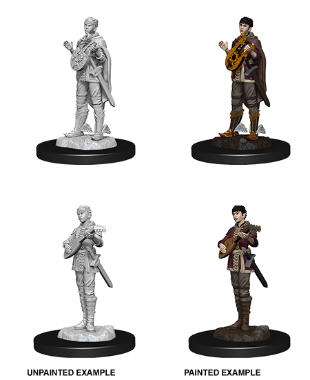 D&D Nolzur's Marvelous Miniatures - Male Half-Elf Bard main image 1