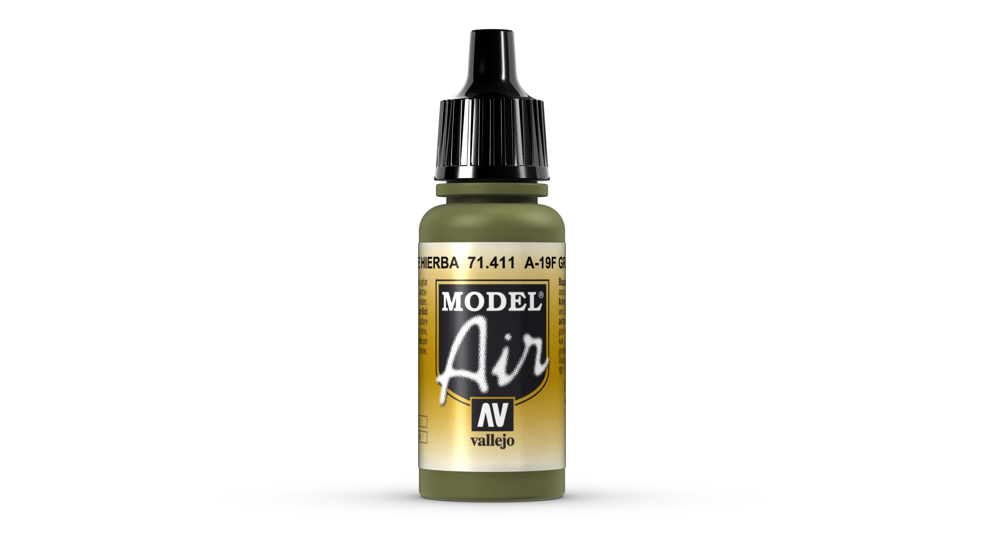 Vallejo Model Air Farbe – 17 Ml Grasgrün Für Airbrush Und Modellbau