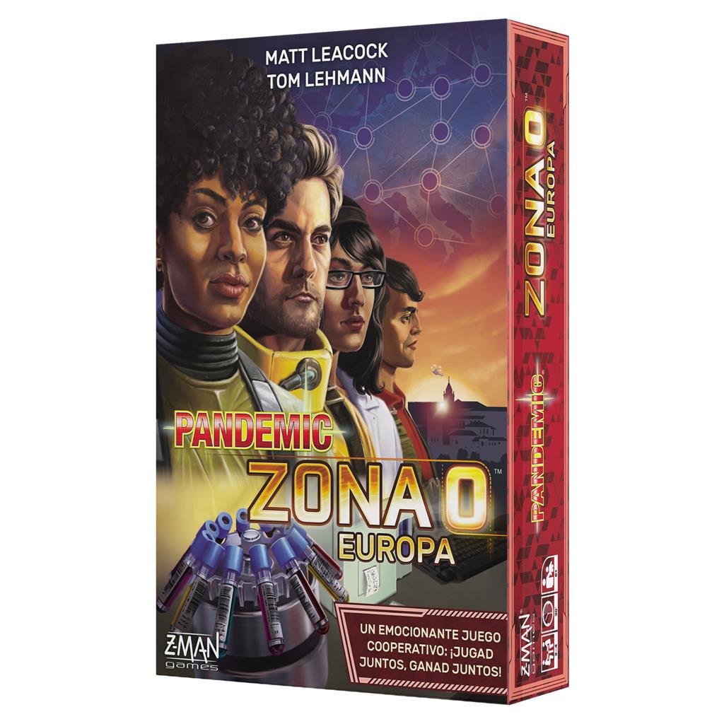 Pandemic Zone Rossa: Europa Brettspiel (italienisch) – Kooperativ, 2–4 Spieler, Ab 8 Jahren